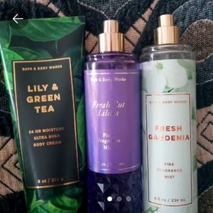 Bath and Body Works lotion/body spray bundle